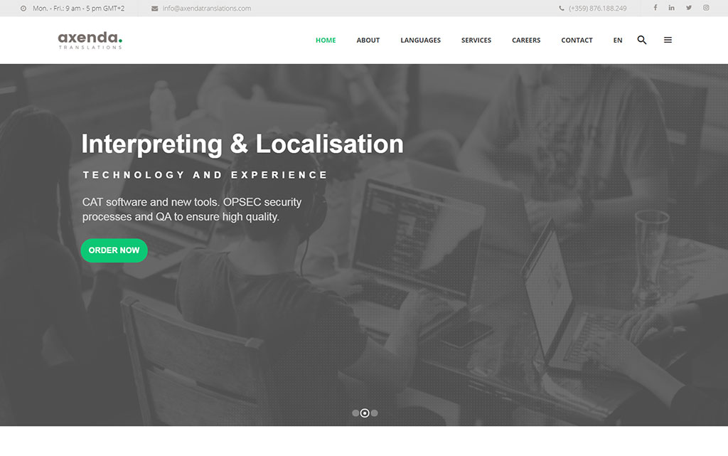 localisation & intepretation service